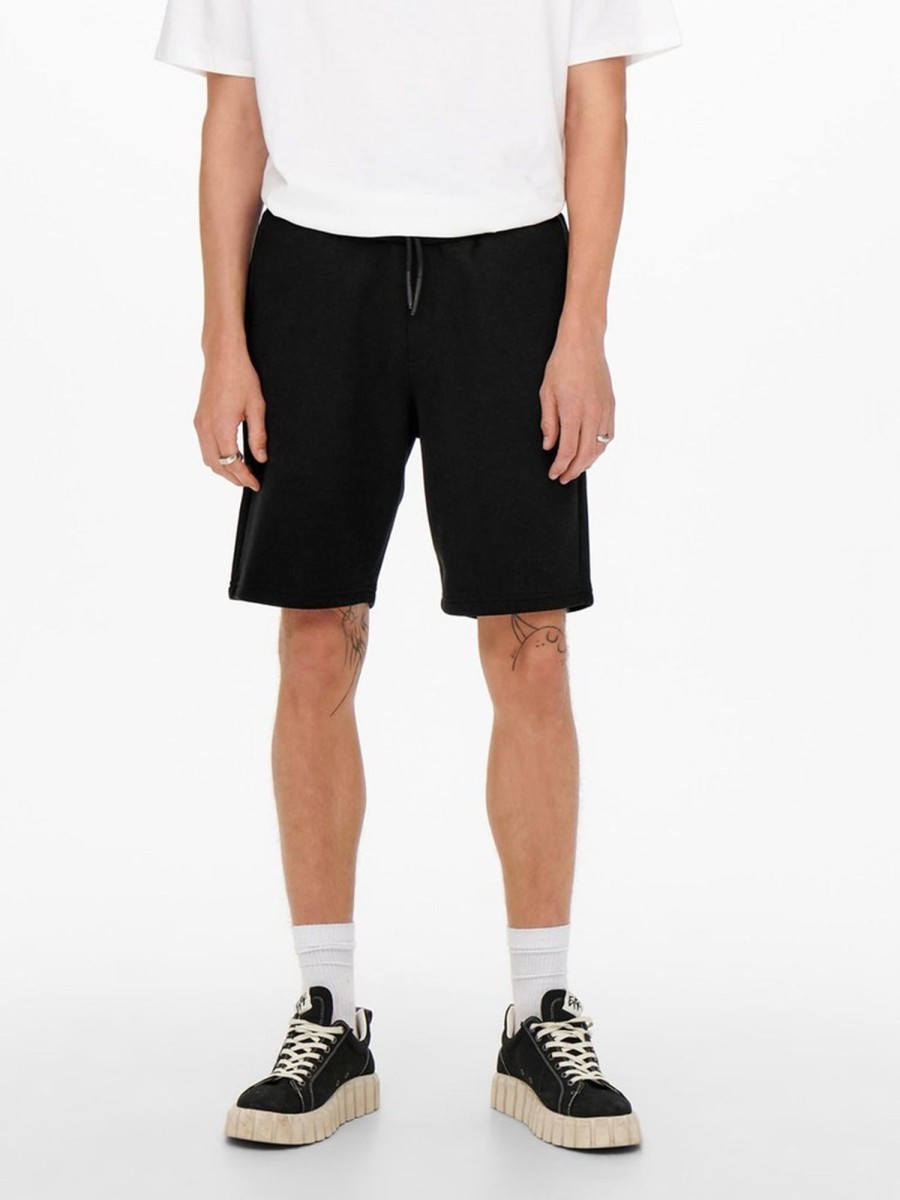 Herre Only u0026 Sons Shorts | Ceres Sweat Shorts - Sort