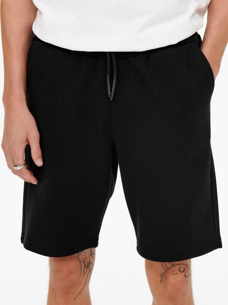 Herre Only u0026 Sons Shorts | Ceres Sweat Shorts - Sort