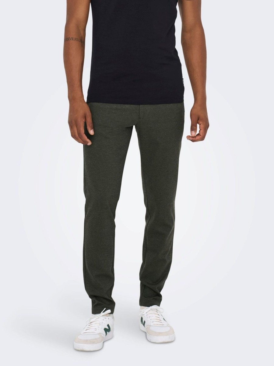 Herre Only u0026 Sons Bukser | Mark Pants - Olive Night