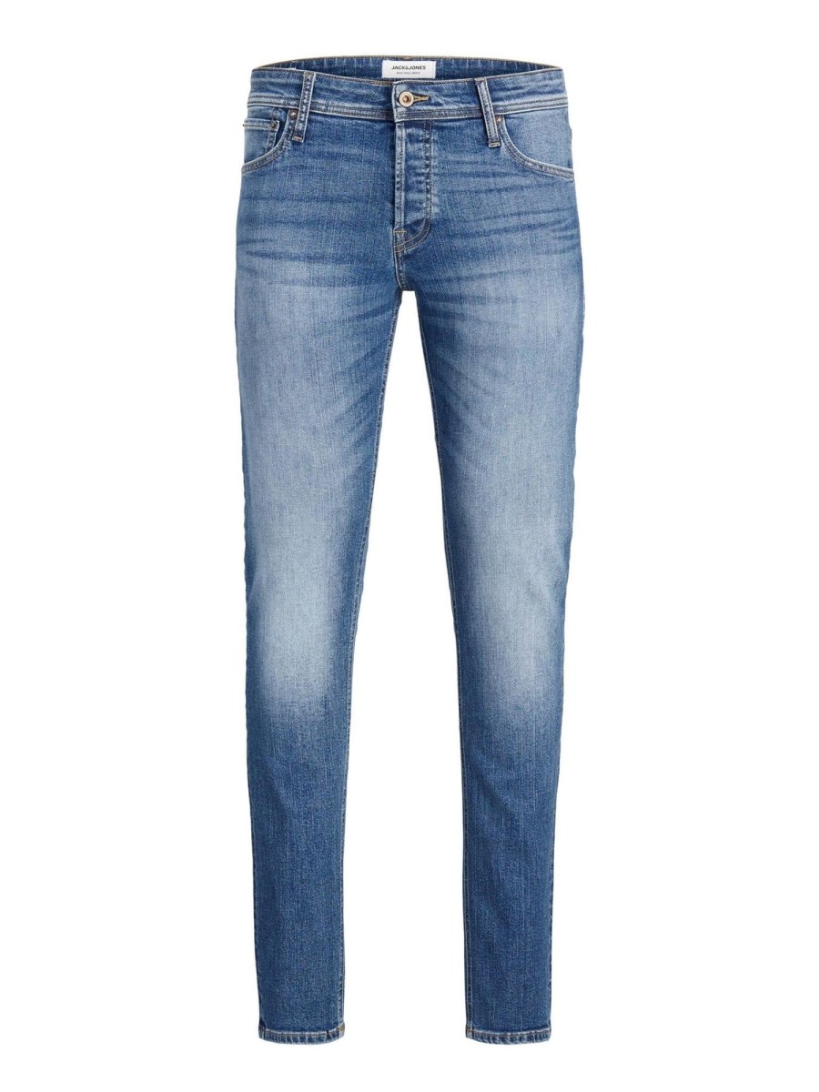 Herre Jack u0026 Jones Jeans | Liam Original Jeans 405 - Blue Denim