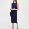 Dame Vero Moda Kjoler | Lavender Calf Dress - Navy Blazer