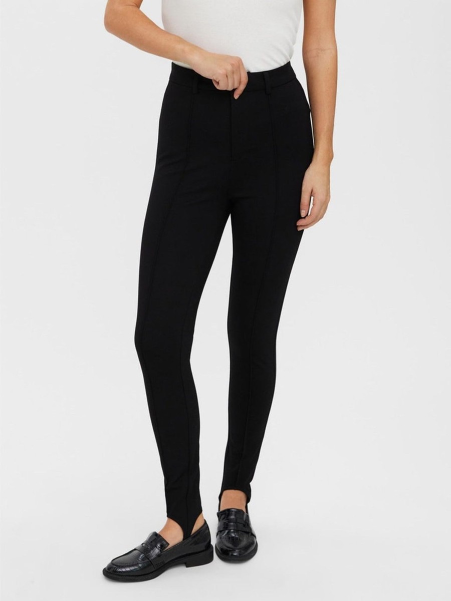 Dame Vero Moda Bukser | Satia Leggings - Sort