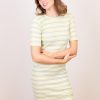 Dame Liberté Kjoler | Roberta Dress - Mint Stripe