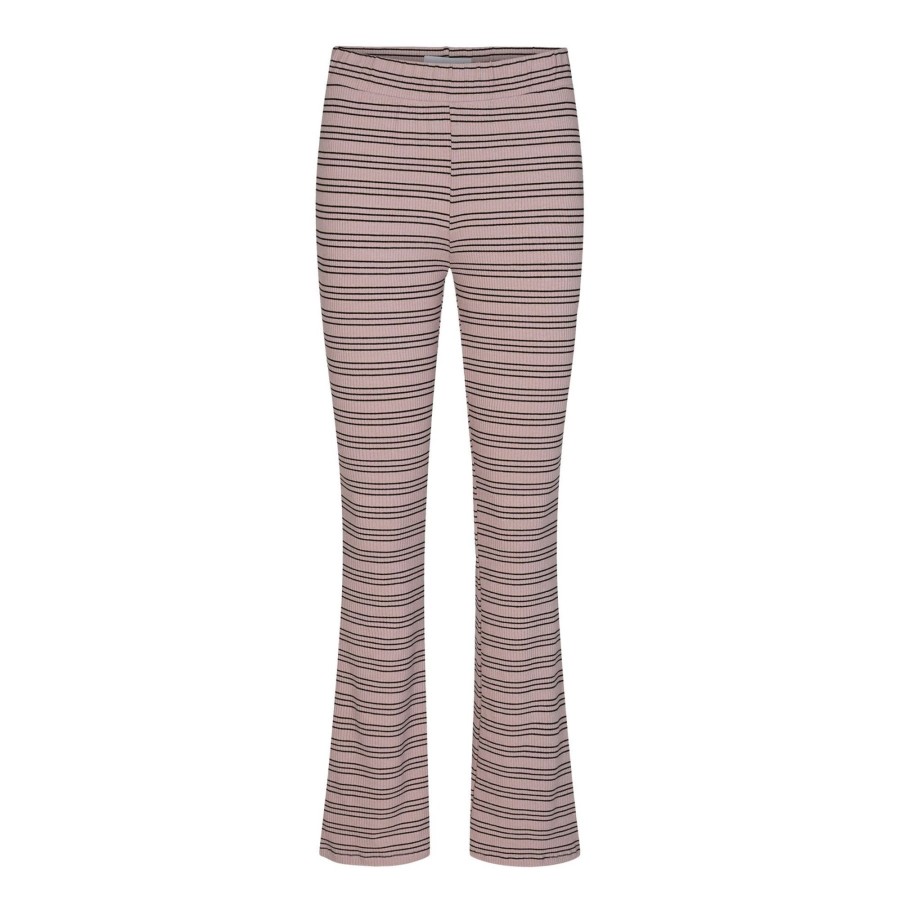 Dame Liberté Bukser | Natalia Flair Pants - Rose Gold Lurex