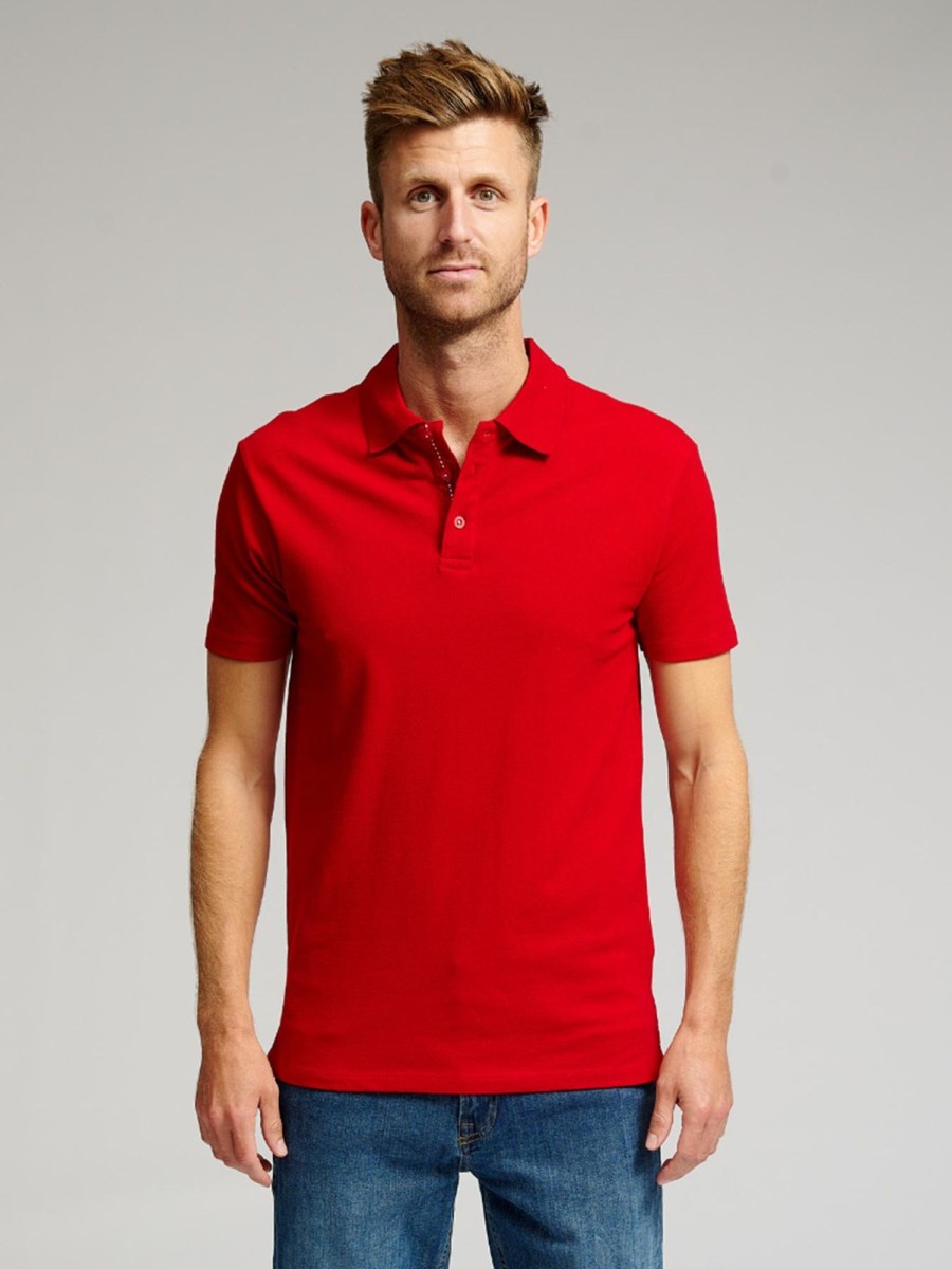 Herre TeeShoppen Poloshirts | Muscle Polo Shirt - Rod