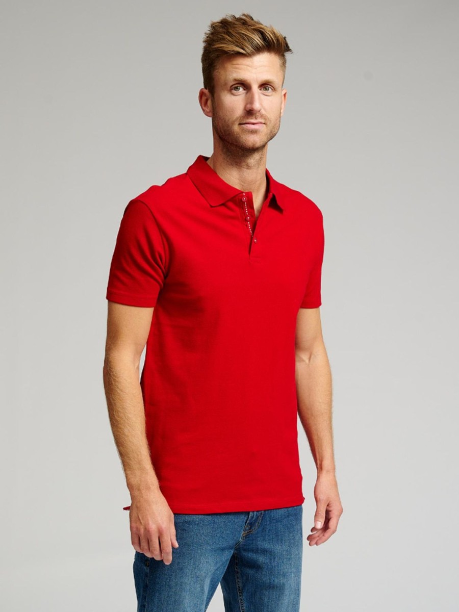 Herre TeeShoppen Poloshirts | Muscle Polo Shirt - Rod