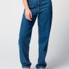 Dame TeeShoppen Jeans | De Originale Performance Mom Jeans - Medium Blue Denim