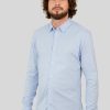 Herre Only u0026 Sons Skjorter | Miles Stretch Skjorte - Cashmere Blue