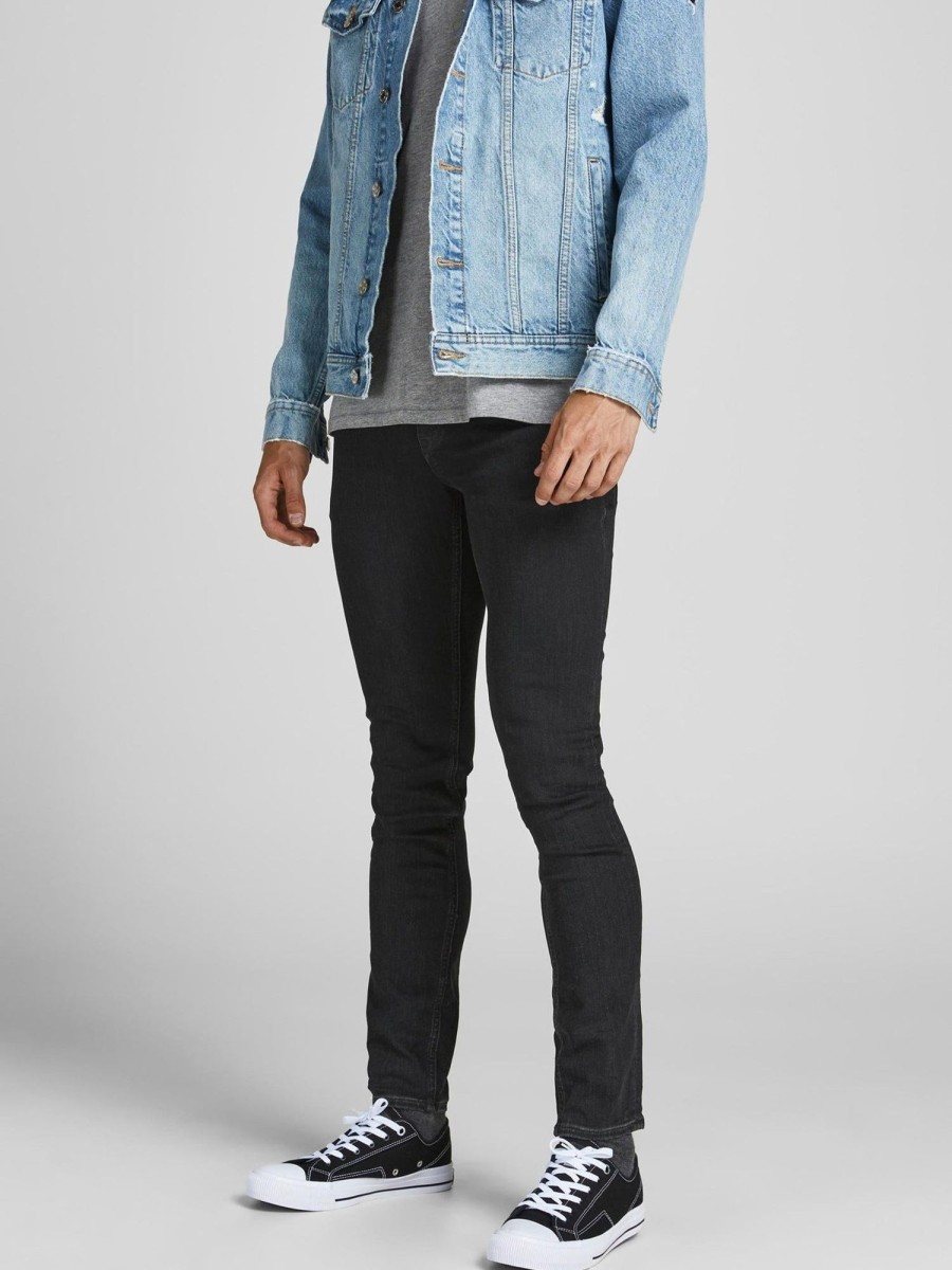 Herre Jack u0026 Jones Jeans | Liam Original Jeans 105 - Sort Denim