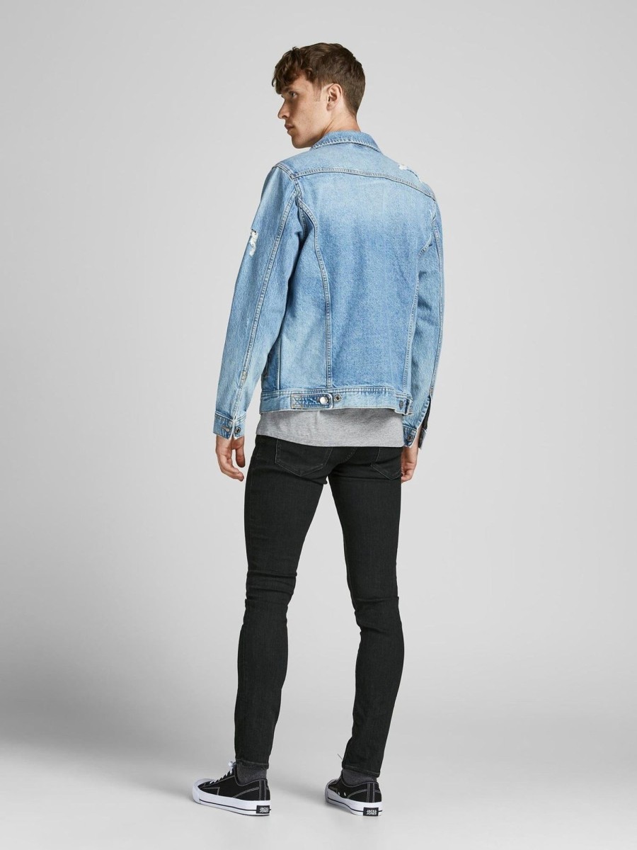 Herre Jack u0026 Jones Jeans | Liam Original Jeans 105 - Sort Denim