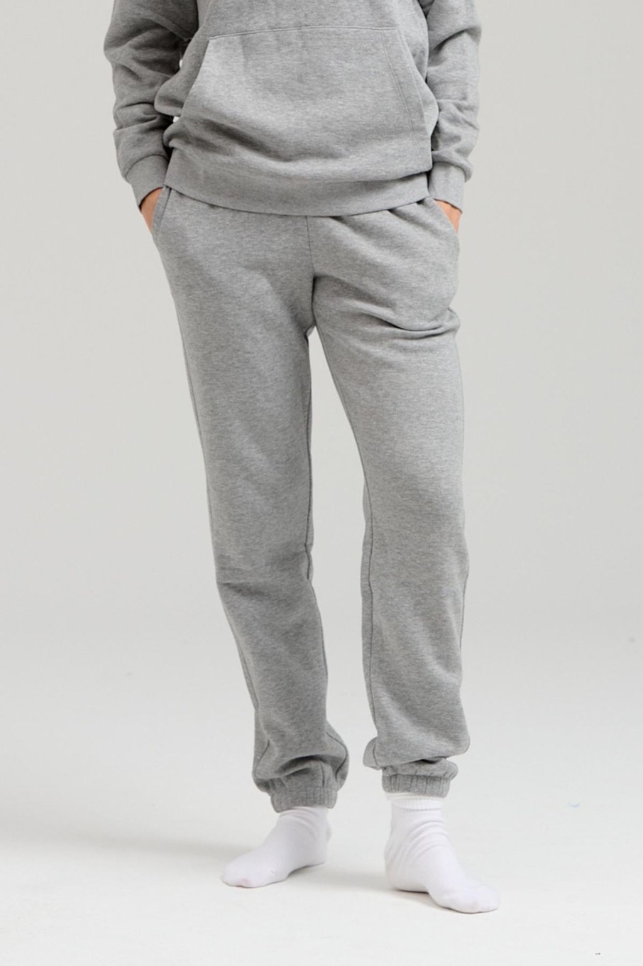 Dame TeeShoppen Bukser | Basic Sweatpants - Lysegra Melange