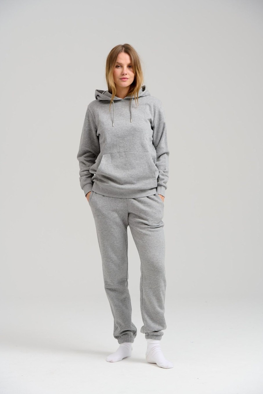 Dame TeeShoppen Bukser | Basic Sweatpants - Lysegra Melange