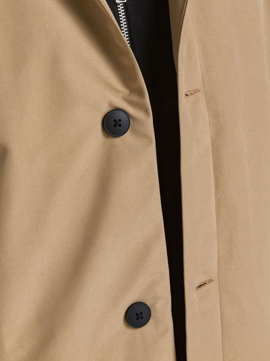 Herre Jack u0026 Jones Jakker & Frakker | Brandon Trenchcoat - Beige