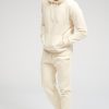 Herre TeeShoppen Trojer | Basic Sweatsaet M. Hoodie (Lys Beige) - Pakketilbud