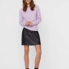 Dame Vero Moda Strik | Blod Doffy Strik - Violet Melange