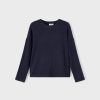 Born Name It Overdele | Victi Knit Trojer - Dark Sapphire