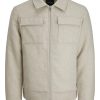 Herre Jack u0026 Jones Jakker & Frakker | Doc Wool Jacket - Brown Rice