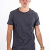 Herre TeeShoppen T-Shirts | Long T-Shirt - Morkegra