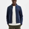 Herre Selected Homme Jakker & Frakker | Jacob Hybrid Jacket - Navy Blazer