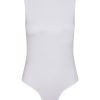 Dame PIECES Undertoj & Stromper | Naja Bodystocking - Bright White