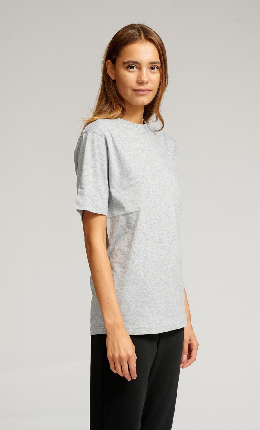 Dame TeeShoppen T-Shirts & Toppe | Oversized T-Shirt - Gra Meleret