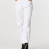 Dame ONLY Jeans | Brede High Waist Jeans - Hvid