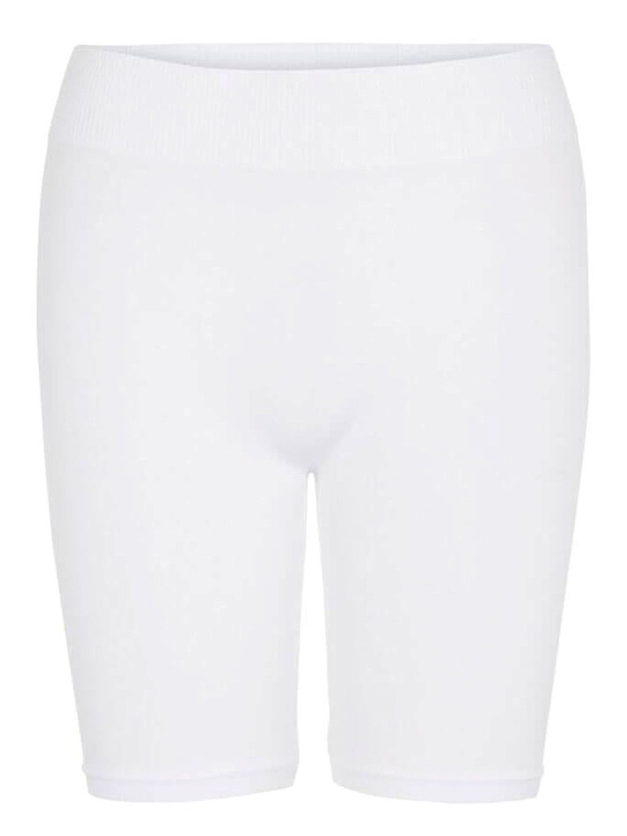 Dame PIECES Undertoj & Stromper | London Midi Shorts - Hvid