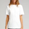 Dame TeeShoppen T-Shirts & Toppe | Oversized T-Shirt - Hvid