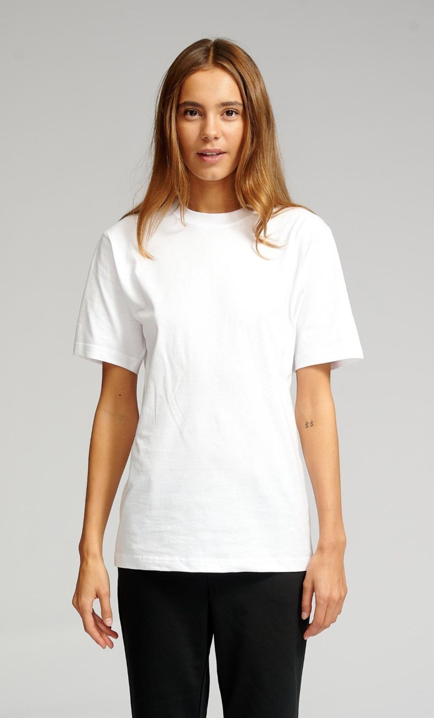 Dame TeeShoppen T-Shirts & Toppe | Oversized T-Shirt - Hvid