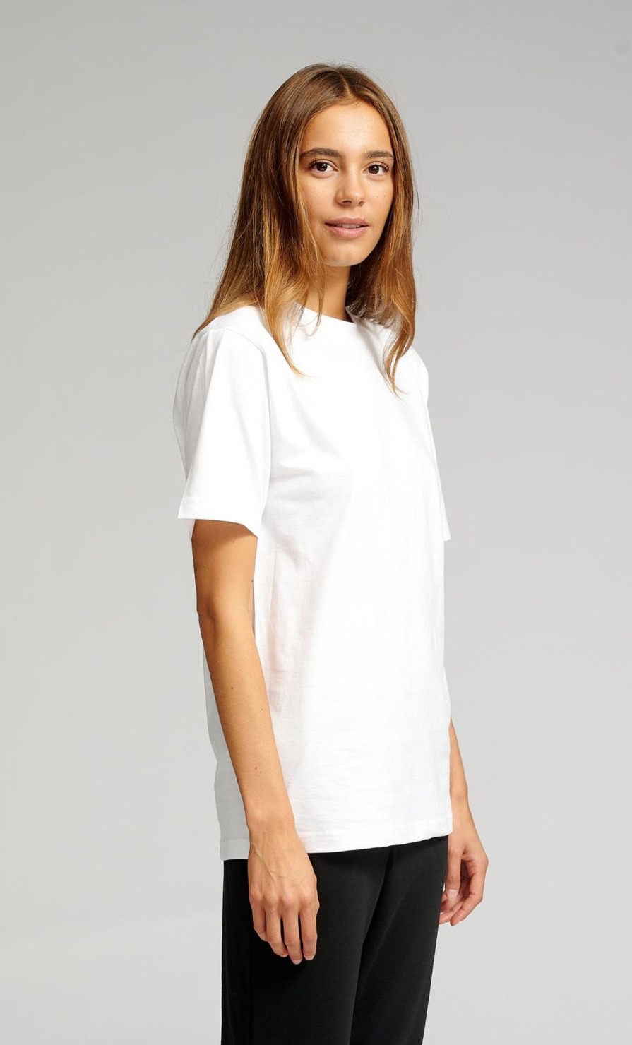 Dame TeeShoppen T-Shirts & Toppe | Oversized T-Shirt - Hvid