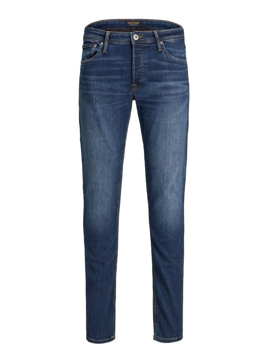 Herre Jack u0026 Jones Jeans | Glenn Stretch Jeans - Denim Blue (Slim Fit)