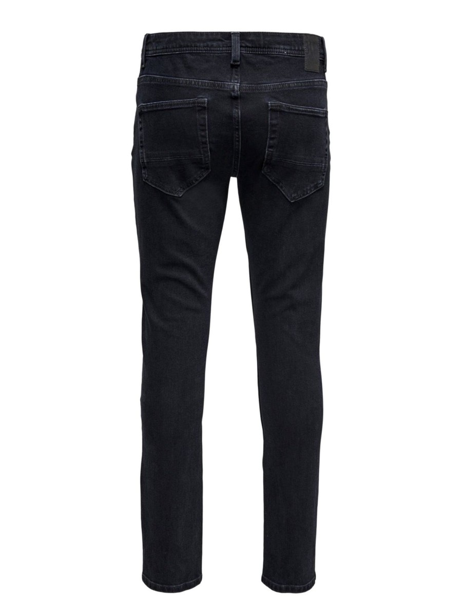 Herre Only u0026 Sons Jeans | Draper 4Way Jeans - Blue Denim