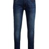 Herre Jack u0026 Jones Jeans | Liam Skinny Fit - Blue Denim