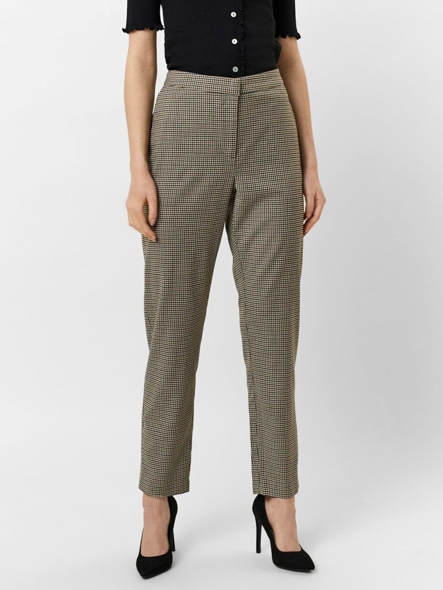 Dame Vero Moda Bukser | Jane Pants - Brun Ternet