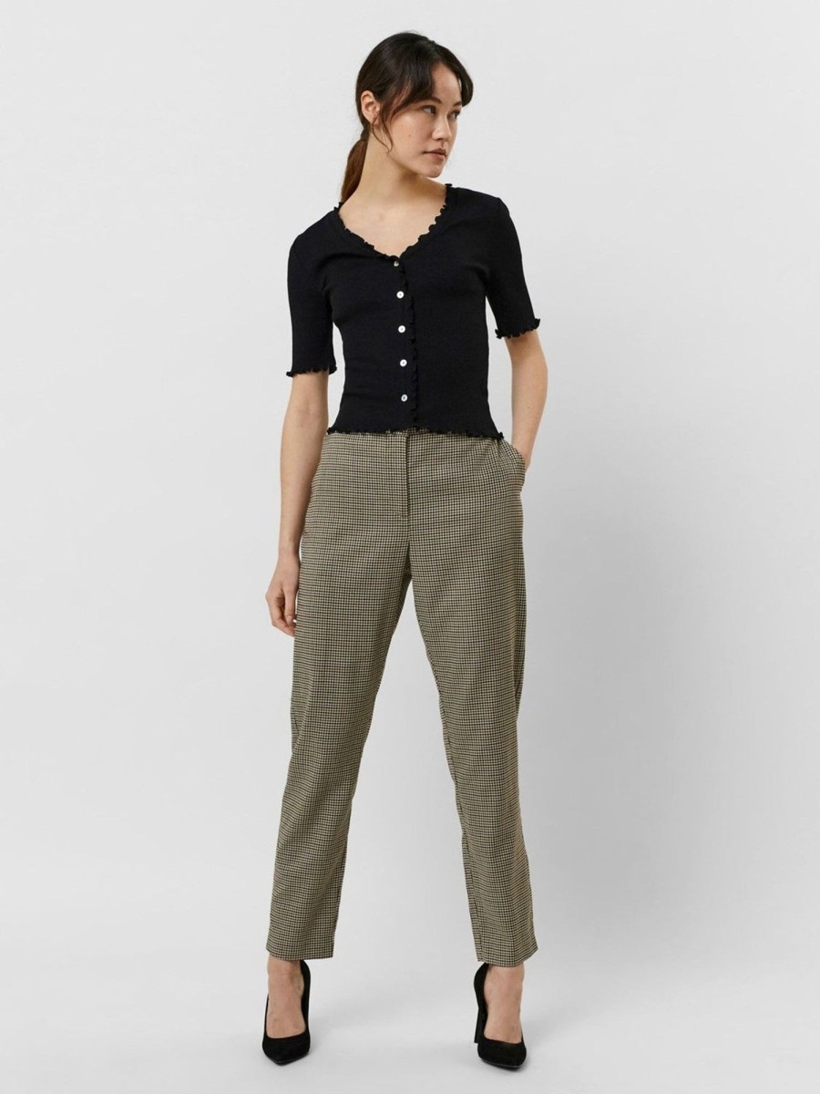 Dame Vero Moda Bukser | Jane Pants - Brun Ternet