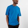 Herre TeeShoppen T-Shirts | Oversized T-Shirt - Turkis Bla