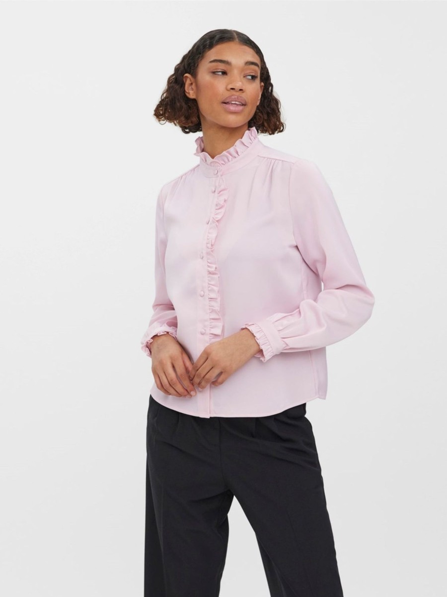 Dame Vero Moda Skjorter & Bluser | Adjure Bluse - Fairy Tale