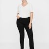 Dame Vero Moda Curve Jeans | Manya Jeans (Curve) - Sort