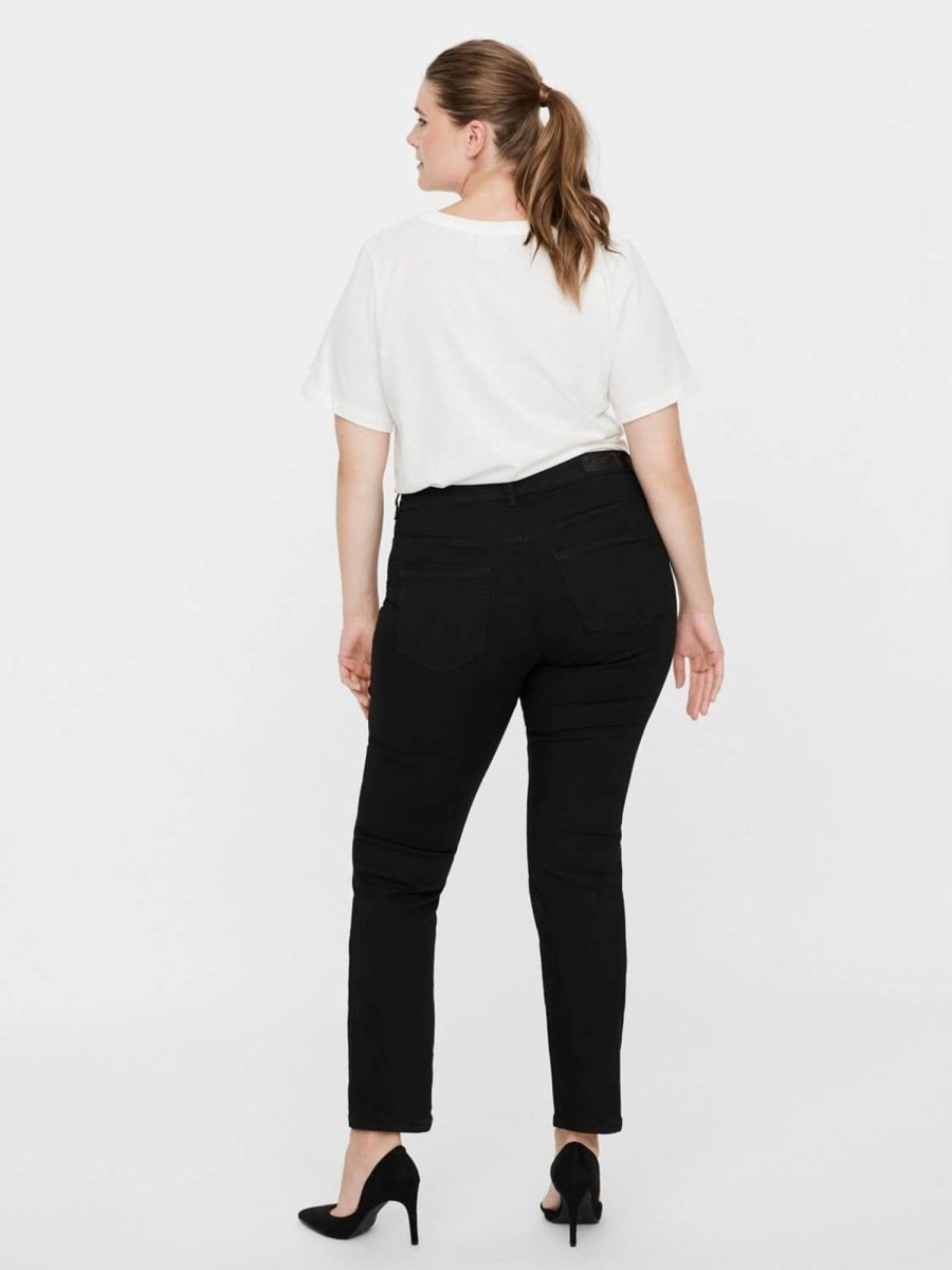 Dame Vero Moda Curve Jeans | Manya Jeans (Curve) - Sort