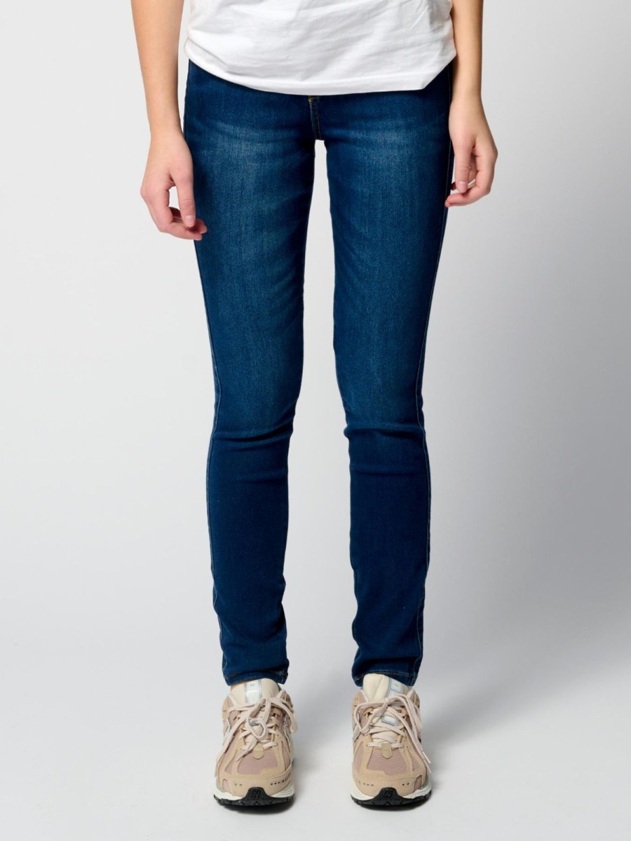 Dame TeeShoppen Jeans | De Originale Performance Skinny Jeans - Dark Blue Denim