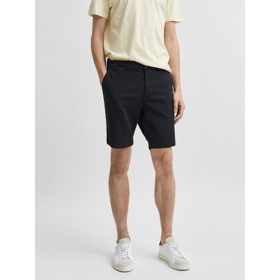 Herre Selected Homme Shorts | Performance Shorts - Sort (Regulaer)