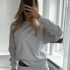 Dame TeeShoppen Trojer | Original Sweatshirt - Lysegra