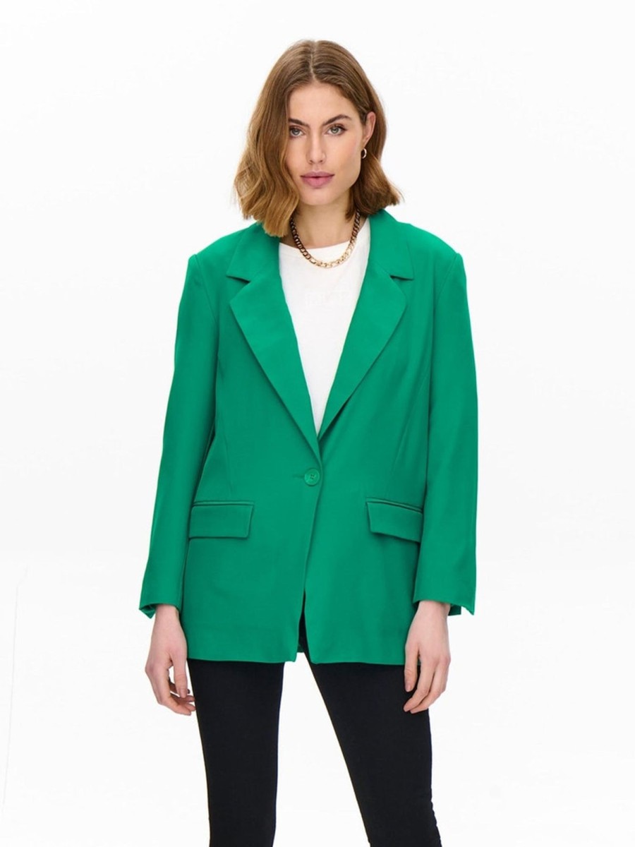 Dame ONLY Blazere | Violet Blazer - Pepper Green