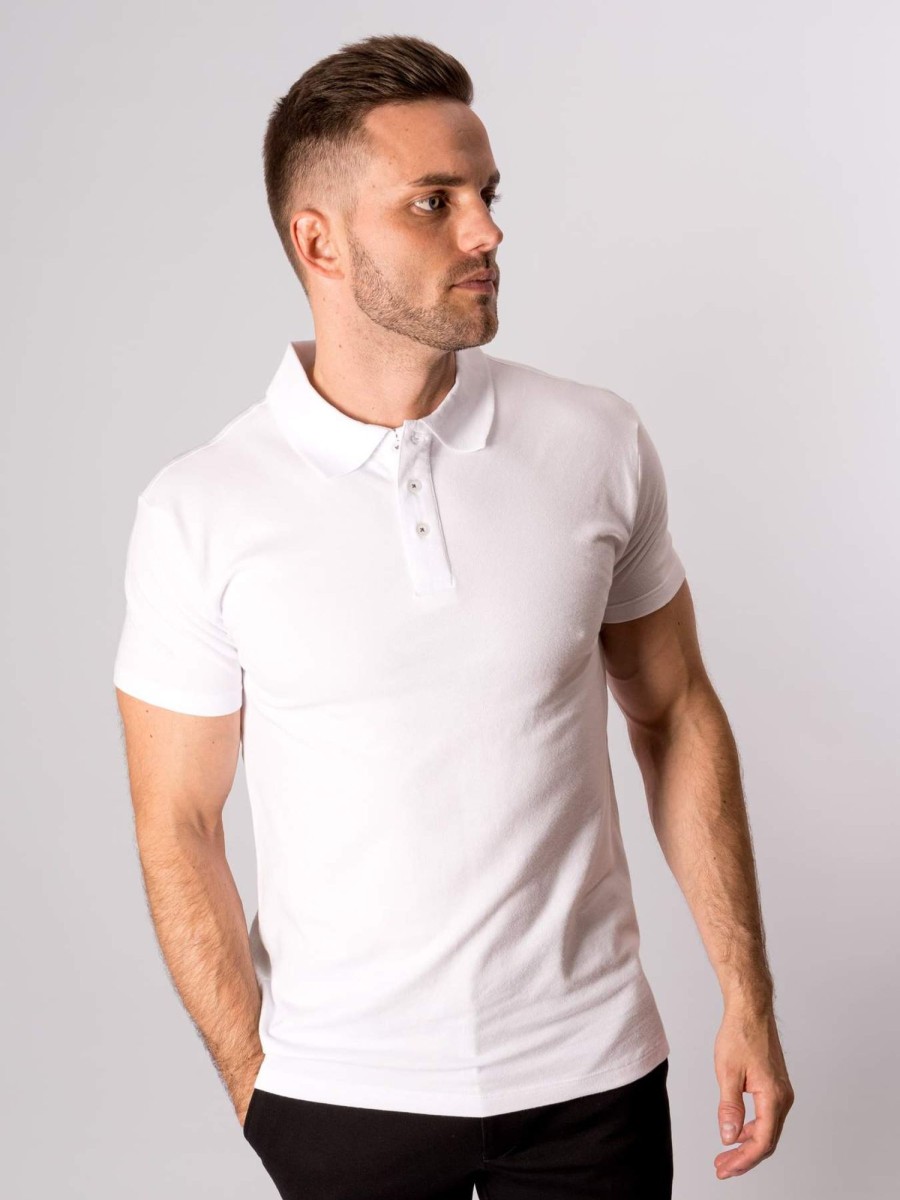 Herre TeeShoppen T-Shirts | Muscle Polo - Pakketilbud (4 Stk.)