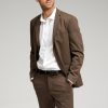 Herre TeeShoppen Blazere | Den Originale Performance Blazer - Morkebrun