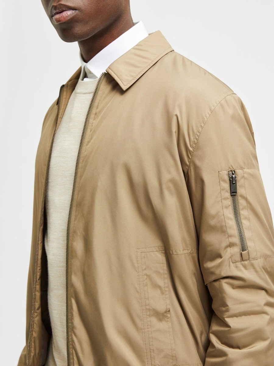 Herre Selected Homme Jakker & Frakker | Royce Short Jacket - Brindle