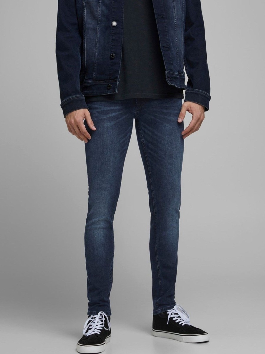 Herre Jack u0026 Jones Jeans | Liam Original Jeans 004 - Blue Denim