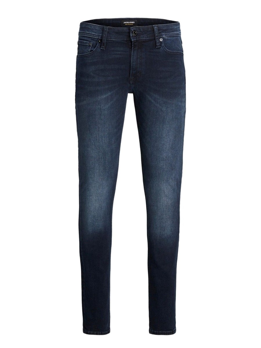 Herre Jack u0026 Jones Jeans | Liam Original Jeans 004 - Blue Denim