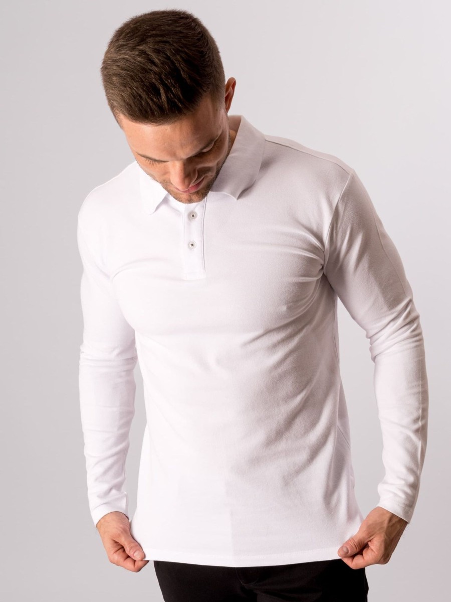 Herre TeeShoppen Poloshirts | Langaermet Muscle Polo - Pakketilbud (2 Stk.)