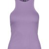 Dame PIECES T-Shirts & Toppe | Taya Boxer Top - Lavendula